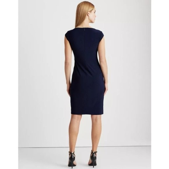 Lauren Ralph Lauren Wrap-Style Jersey Dress NWT - Picture 6 of 7